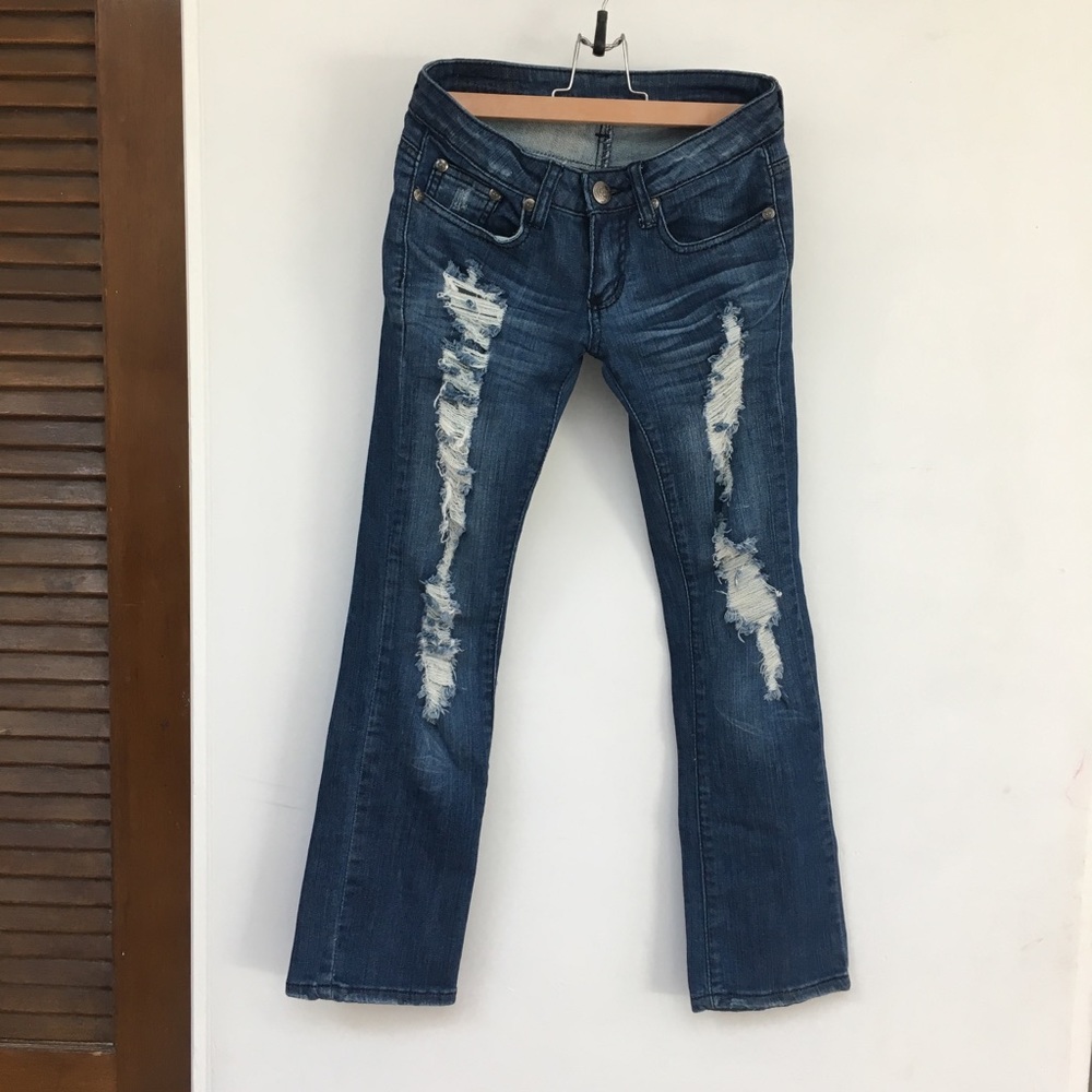 Stretchy Low-rise Women Denim Jeans Size 24/25